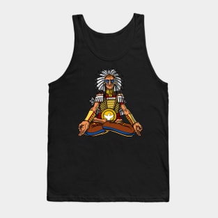 Native American Chief Meditation Tank Top